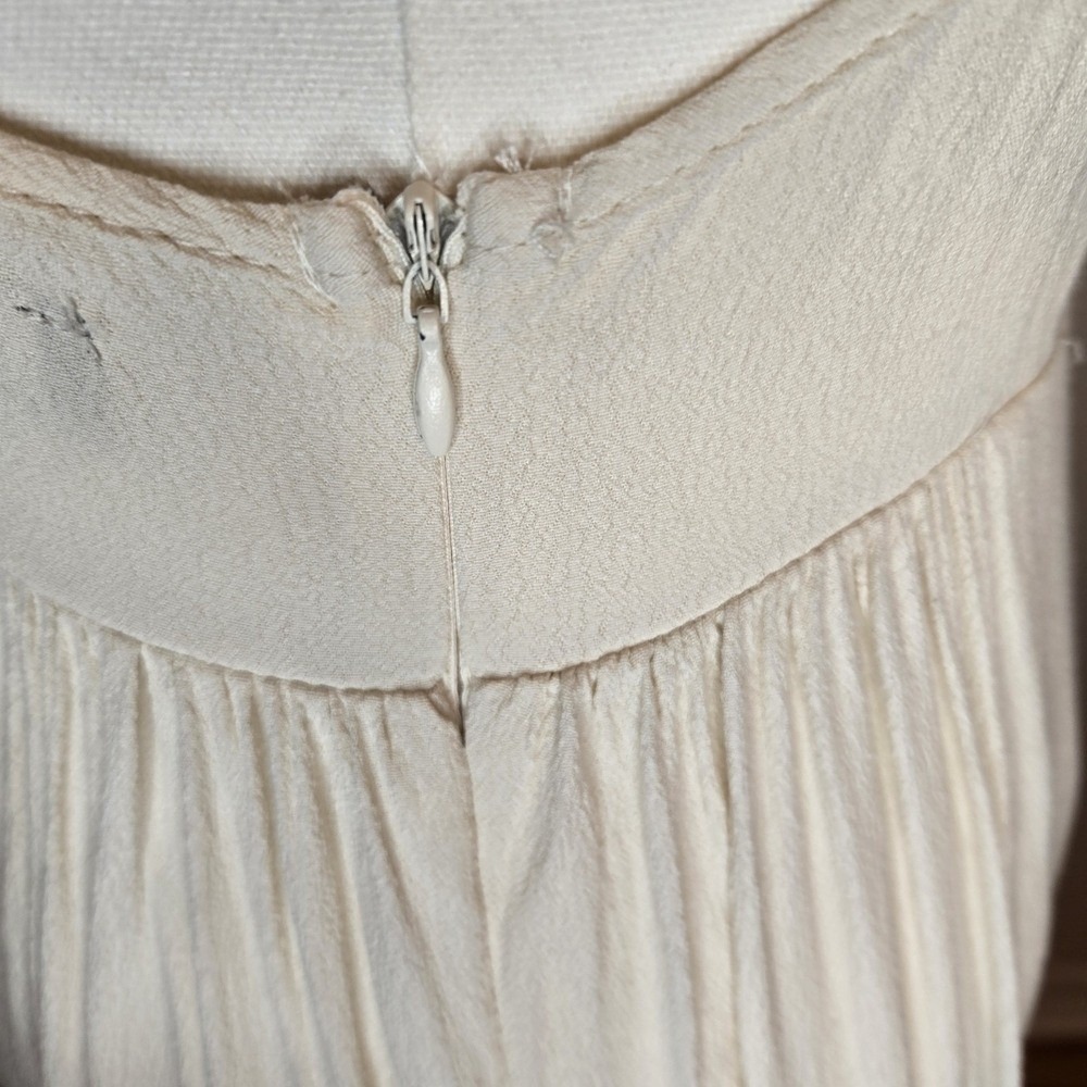 Lulus Ivory Crochet Lace‎ Maxi Dress Cottagecore Fairy Boho Wedding Guest S - Picture 8 of 13
